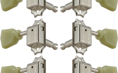 Set cheițe chitară Grover 133NK Deluxe Guitar Machines 3 + 3 Nickel