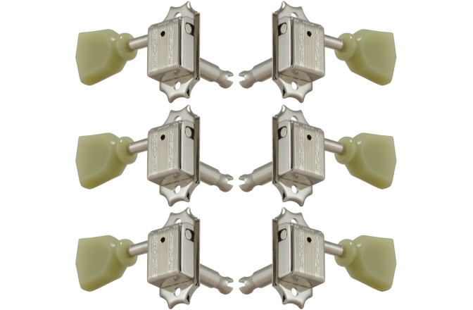 Set cheițe chitară Grover 133NK Deluxe Guitar Machines 3 + 3 Nickel