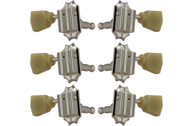 Set cheițe chitară Grover 135N Vintage Guitar Machines 3 + 3 Nickel