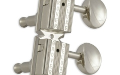 Set cheițe chitară Grover 136C6 Vintage Deluxe Guitar Machines 6-in-Line Left Side Chrome