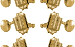 Set cheițe chitară Grover 136G Vintage Deluxe Guitar Machines 3 + 3 Gold