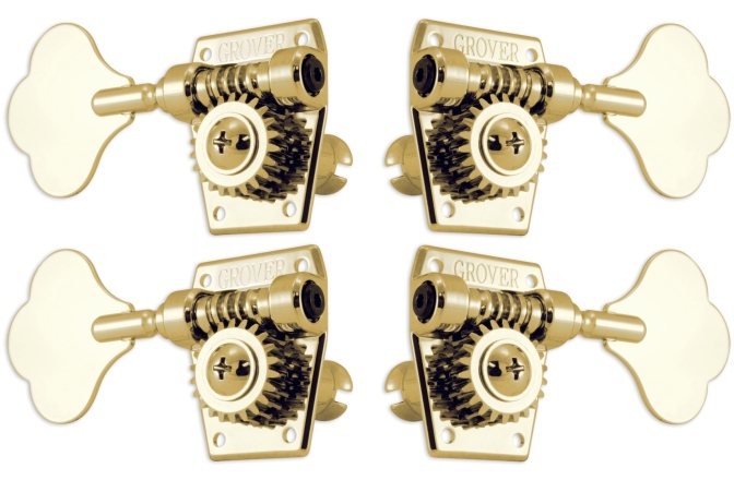 Set cheițe chitară Grover 142G Vintage Bass 2 + 2 - Gold