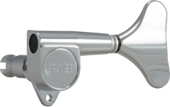 Set cheițe chitară Grover 144C Mini Bass Machines 2 + 2 Chrome