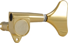 Set cheițe chitară Grover 144G4 Mini Bass 4-in-Line Left Side Gold