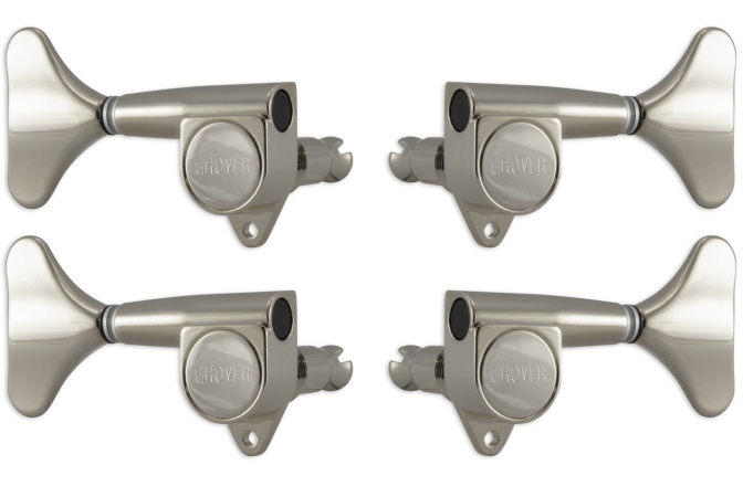 Set cheițe chitară Grover 144N Mini Bass Machines 2 + 2 Nickel