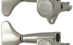 Set cheițe chitară Grover 144NL4 Mini Bass 4-in-Line LH Right Side Nickel