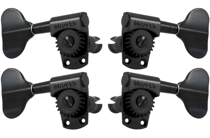 Set cheițe chitară Grover  145BC Titan Electric Bass 2 + 2 Black Chrome