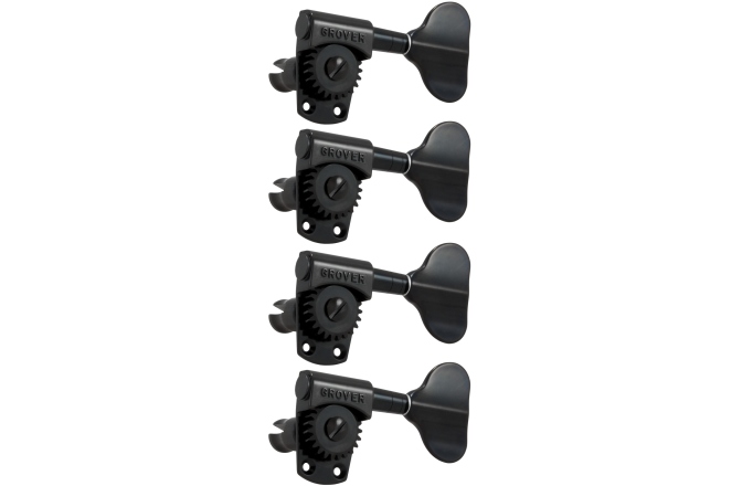 Set cheițe chitară Grover 145BC4 Titan Electric Bass 4-in-LineLeft Side Black Chrome