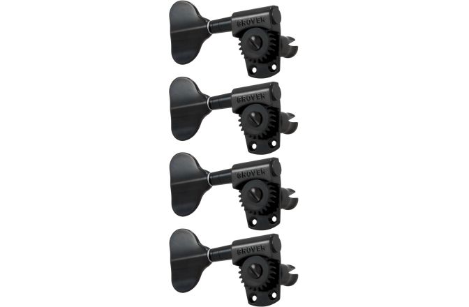 Set cheițe chitară Grover 145BCL4 Titan Electric Bass 4-in-Line LH Right Side Black Chrome