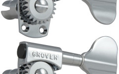 Set cheițe chitară Grover 145C4 Titan Electric Bass 4-in-Line Left Side Chrome