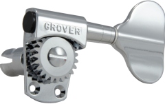 Set cheițe chitară Grover 145C4 Titan Electric Bass 4-in-Line Left Side Chrome