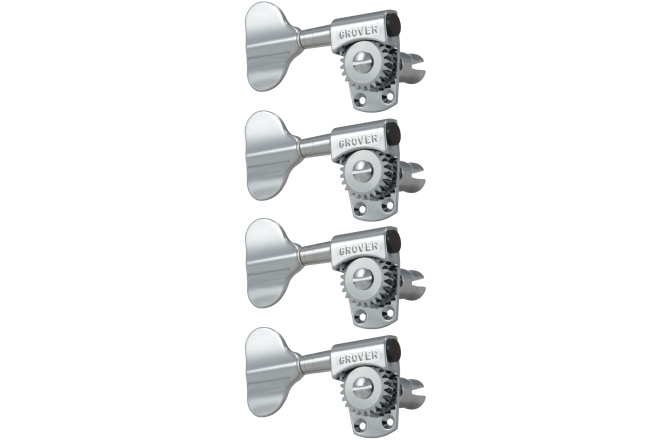 Set cheițe chitară Grover 145CL4 Titan Electric Bass 4-in-Line LH Right Side Chrome