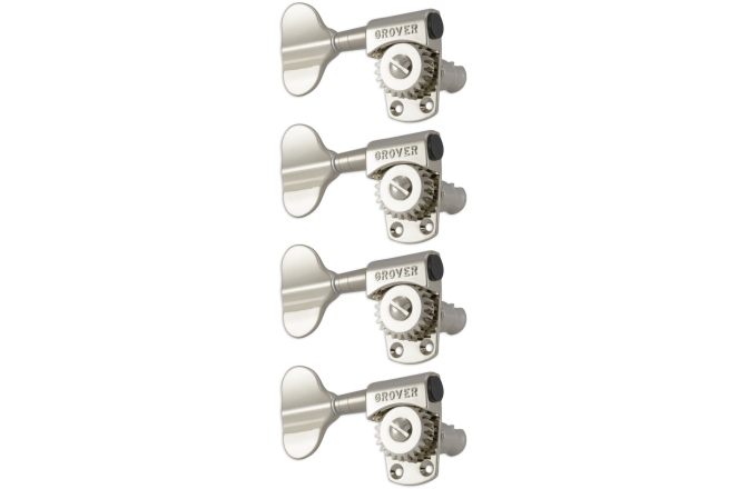 Set cheițe chitară Grover 145NL4 Titan Electric Bass 4-in-Line LH Right Side Nickel