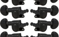 Set cheițe chitară Grover 205BC12 Mini Rotomatics 12-String Black Chrome