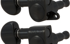 Set cheițe chitară Grover 205BCL6 Mini Rotomatics 6-in-Line LH Right Side Black Chrome