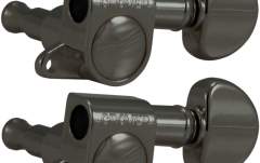 Set cheițe chitară Grover 205BN6 Mini Rotomatics 6-in-Line Left Side Black Nickel