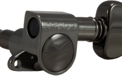 Set cheițe chitară Grover 205BN6 Mini Rotomatics 6-in-Line Left Side Black Nickel
