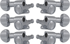 Set cheițe chitară Grover 205C Mini Rotomatics 3 + 3 Chrome