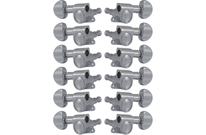 Set cheițe chitară Grover 205C12 Mini Rotomatics 12-String Chrome