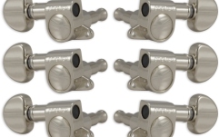 Set cheițe chitară Grover 205N Mini Rotomatics 3 + 3 - Nickel