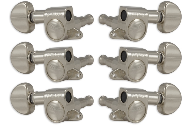 Set cheițe chitară Grover 205N Mini Rotomatics 3 + 3 - Nickel