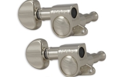 Set cheițe chitară Grover 205NL6 Mini Rotomatics 6-in-Line LH Right Side Nickel