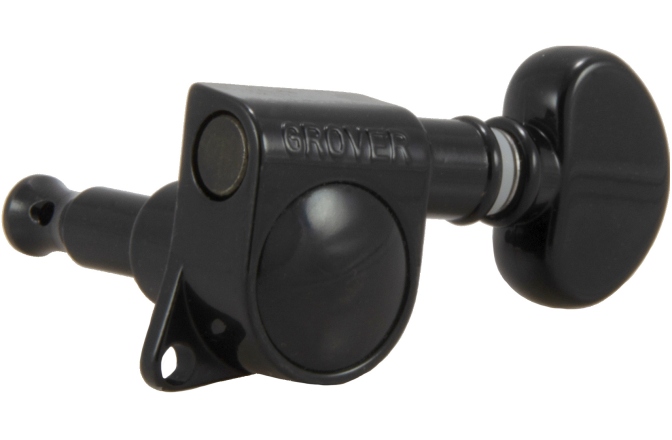 Set cheițe chitară Grover 305BC Mid-Size Rotomatics 3 + 3 Black Chrome