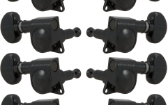 Set cheițe chitară Grover 305BC12 Mid-Size Rotomatics 12 Strings Black Chrome