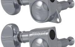 Set cheițe chitară Grover  305CL6 Mid-Size Rotomatics LH Right Side Chrome