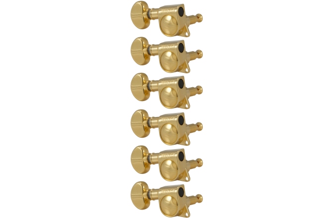 Set cheițe chitară Grover  305GL6 Mid-Size Rotomatics LH Right Side Gold