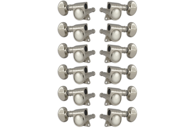 Set cheițe chitară Grover  305N12 Mid-Size Rotomatics 12-String Nickel