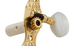 Set cheițe chitară Grover 306G Deluxe Classic Guitar Machines 3 + 3 Gold