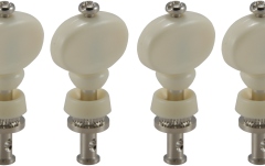 Set cheițe chitară Grover 3W Champion Ukulele Pegs Nickel