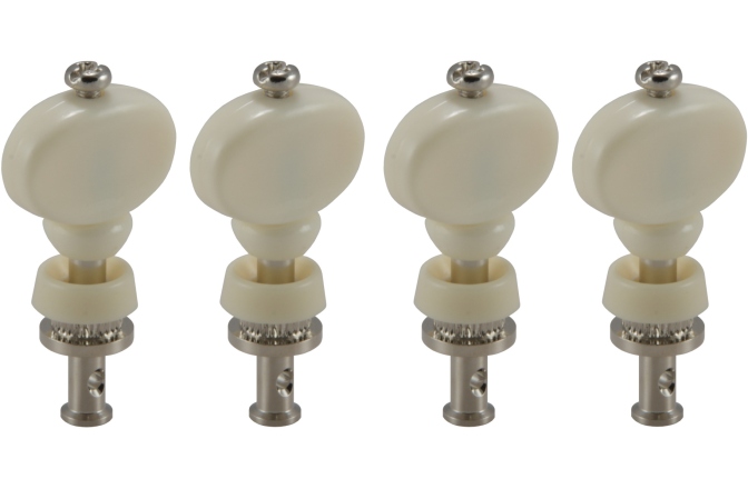 Set cheițe chitară Grover 3W Champion Ukulele Pegs Nickel