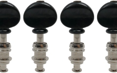 Set cheițe chitară Grover  4B Sta-Tite Ukulele Pegs Nickel