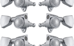 Set cheițe chitară Grover 502CK Roto-Grip Locking Rotomatics 3 + 3 Chrome
