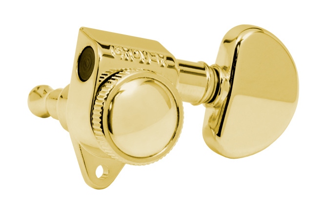 Set cheițe chitară Grover 502G Roto-Grip Locking Rotomatics Heads 3 + 3 Gold
