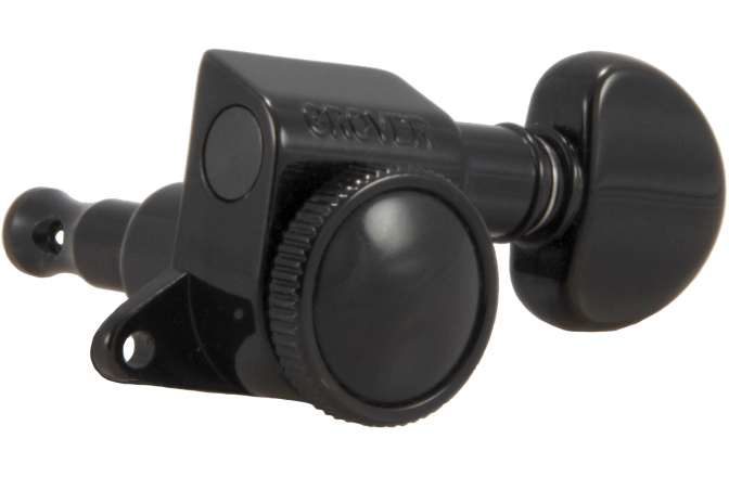 Set cheițe chitară Grover  505BC12 Mini Roto-Grip Locking Rotomatics 12-String Black Chrome