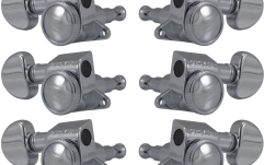 Set cheițe chitară Grover 505C Mini Roto-Grip Locking Rotomatics 3 + 3 Chrome
