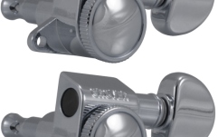 Set cheițe chitară Grover 505C6 Mini Roto-Grip Locking 6-in-Line Left Side Chrome