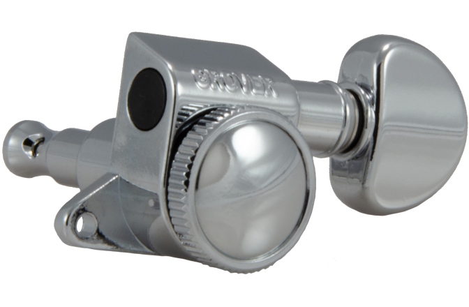 Set cheițe chitară Grover 505C6 Mini Roto-Grip Locking 6-in-Line Left Side Chrome