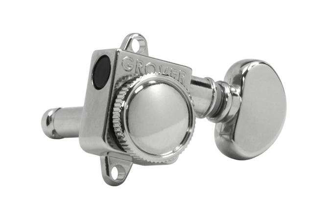 Set cheițe chitară Grover 505FVC Roto-Grip Locking Rotomatics 6-in-Line Left Side Chrome