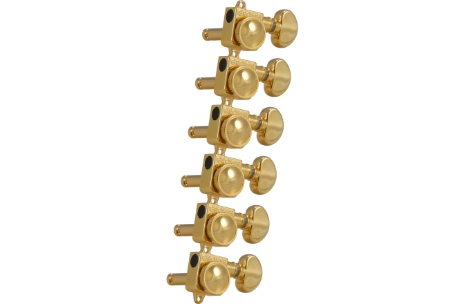 Set cheițe chitară Grover  505FVG Roto-Grip Locking 6-in-Line Left Side Gold