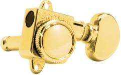 Set cheițe chitară Grover  505FVG Roto-Grip Locking 6-in-Line Left Side Gold