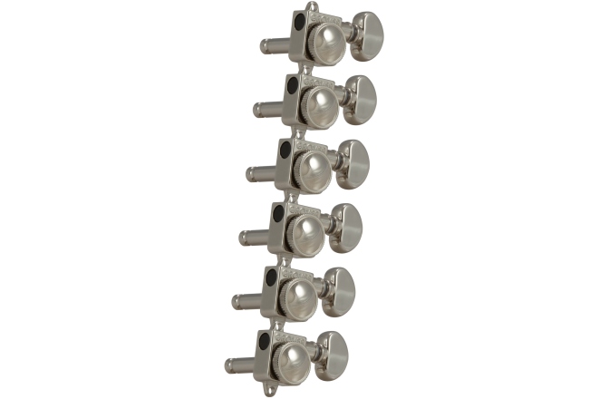 Set cheițe chitară Grover 505FVN Roto-Grip Locking 6-in-Line Left Side Nickel