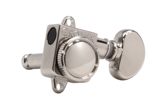 Set cheițe chitară Grover 505FVN Roto-Grip Locking 6-in-Line Left Side Nickel