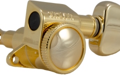 Set cheițe chitară Grover  505G6 Mini Roto-Grip Locking 6-in-linie Left Side Gold