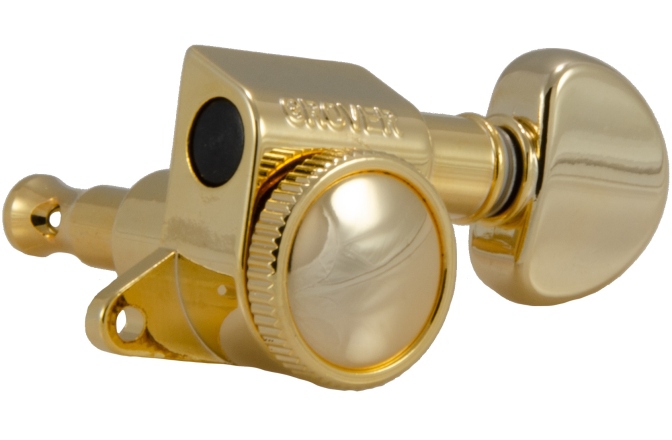 Set cheițe chitară Grover  505G6 Mini Roto-Grip Locking 6-in-linie Left Side Gold