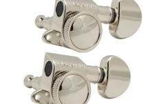 Set cheițe chitară Grover 505N6 Mini Roto-Grip Locking 6-in-Line Left Side Nickel