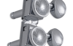 Set cheițe chitară Grover 533C6 Vintage Locking Rotomatics 6-In-Line Left Side Chrome